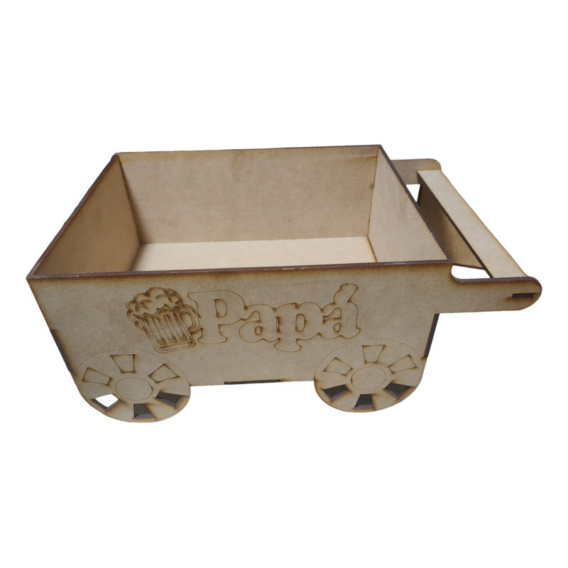 Carrito Caja Centro Mesa Botanero Fiesta Mdf 3mm Economico