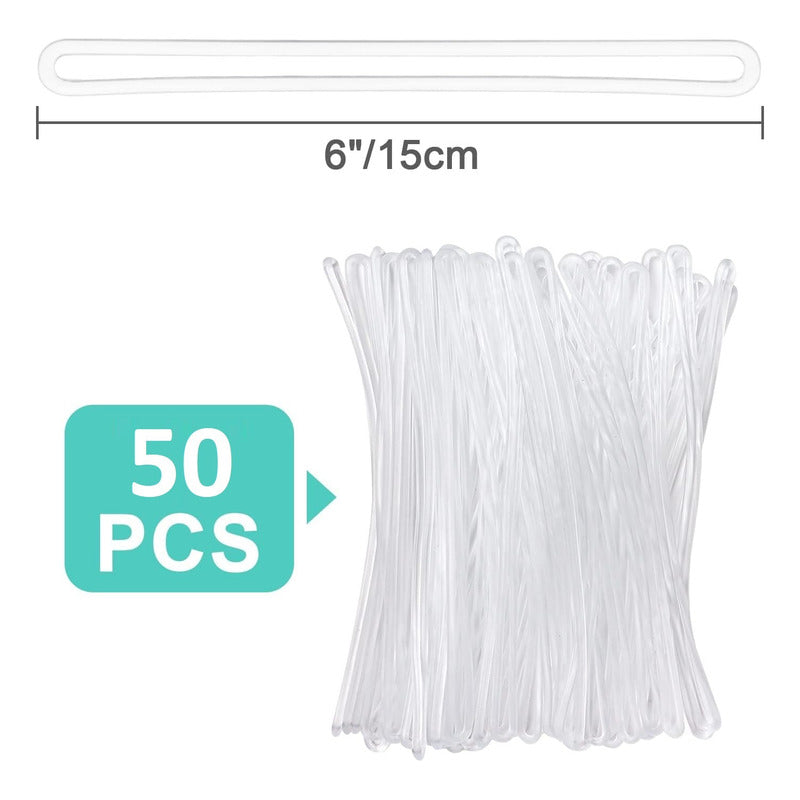 50 Correas Para Etiquetas De Equipaje Pvc Correa Para Tag