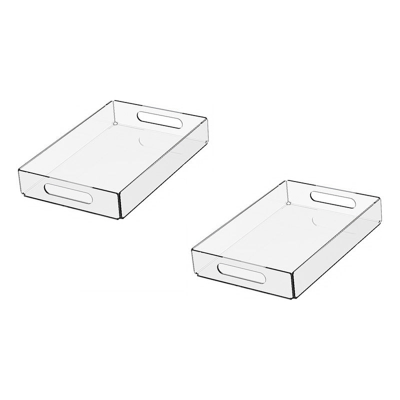 Charola De Mesa O Bandeja Desayuno Acrilico 3mm 20x30cm