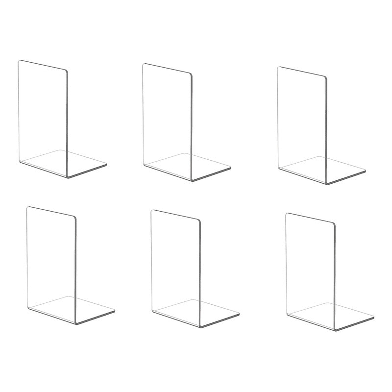 6 Sujetalibro Sujeta O Soporta Libros Soporte De Acrílico