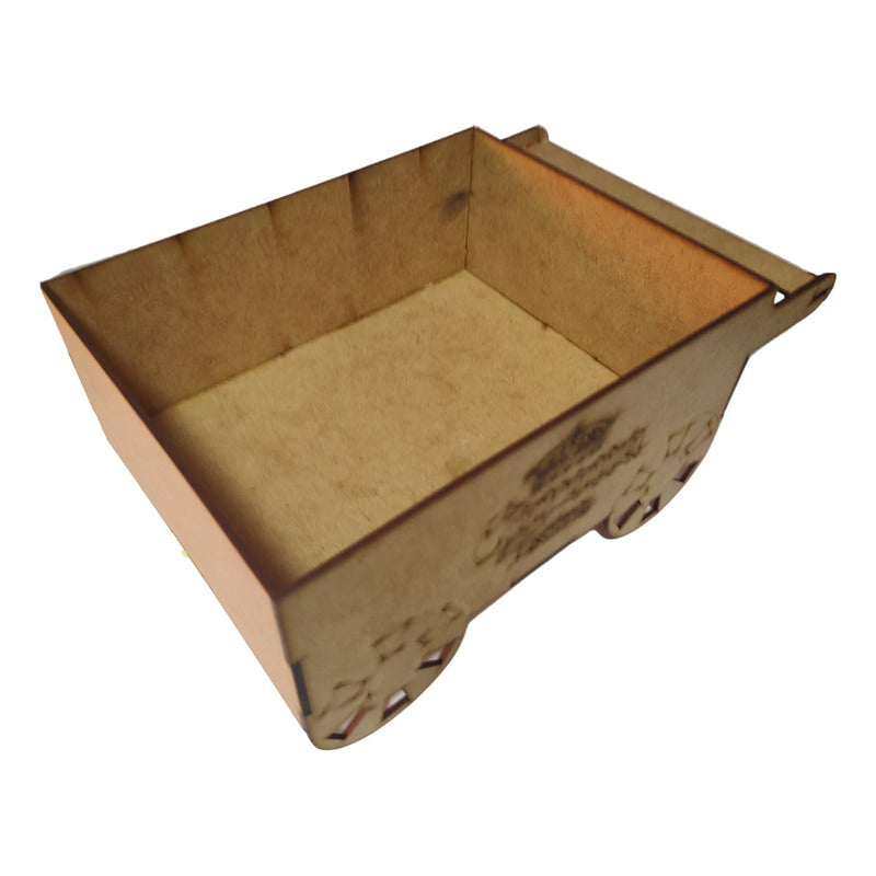 Carrito Caja Centro Mesa Botanero Fiesta Mdf 3mm Economico