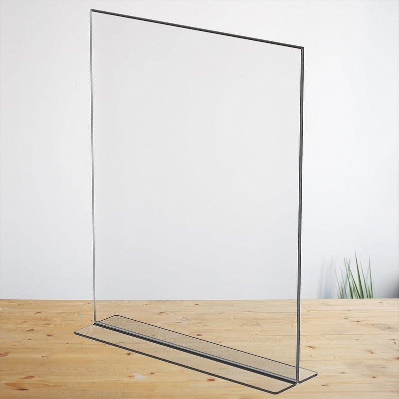 5 Porta Menu Acrílico Tamaño Carta 23x29cm 2mm Folletos