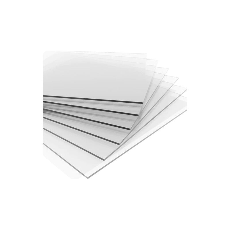 Plexiglass Acrílico Transparente De 30 X 30 Cm, 3 Mm Espesor