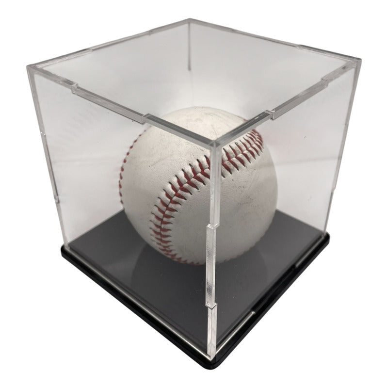 Base Transparente Exhibidor Porta Pelota Beisbol Baseball