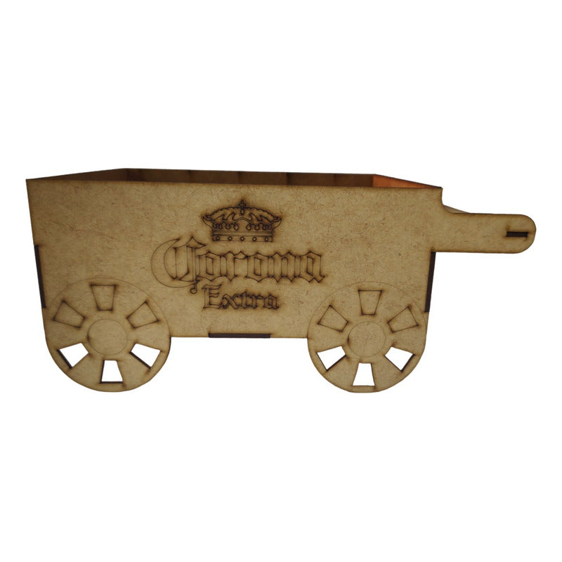 Carrito Caja Centro Mesa Botanero Fiesta Mdf 3mm Economico