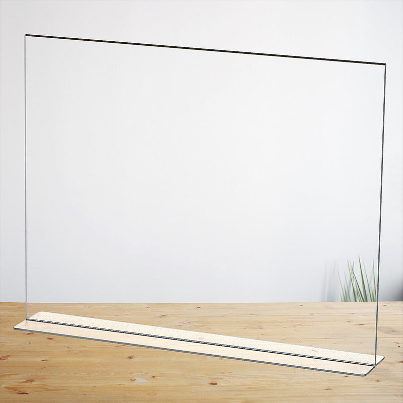 Porta Menu Letrero Folleto Acrilico Tamaño Carta 29x23cm 3mm