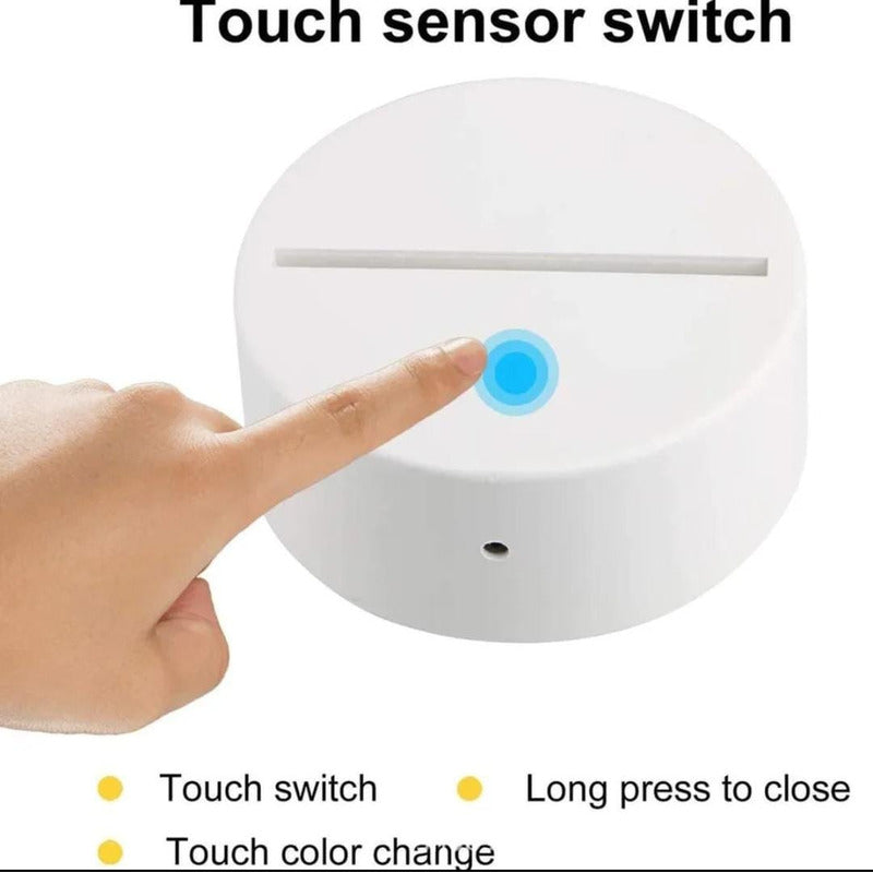 Lámpara Led Personalizada Con Nombre E Imagen