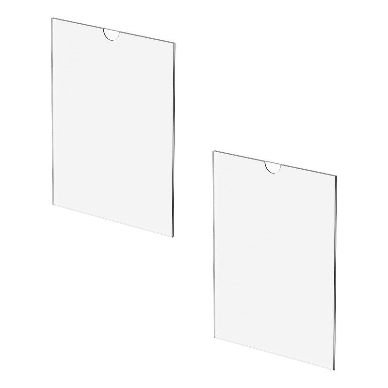 20 Protector Porta Hoja Carta Horizontal O Vertical Acrílico