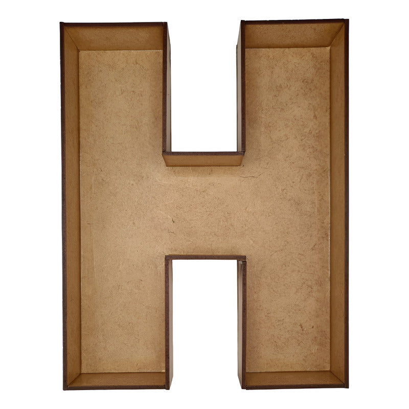 Caja De Letra 3d Abecedario Madera Mdf 3mm Centro Mesa 25cm