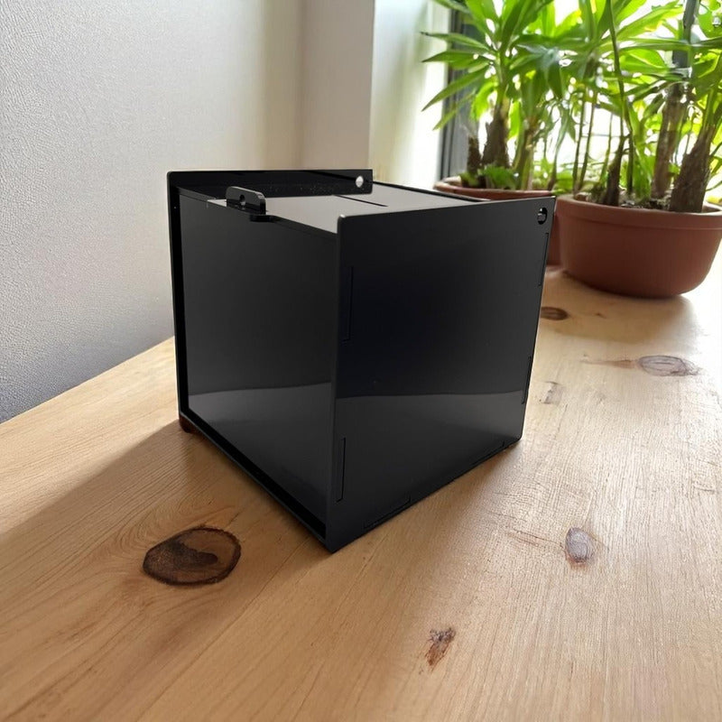 Caja Propina Grande Alcancia De Acrilico 3mm Ahorro