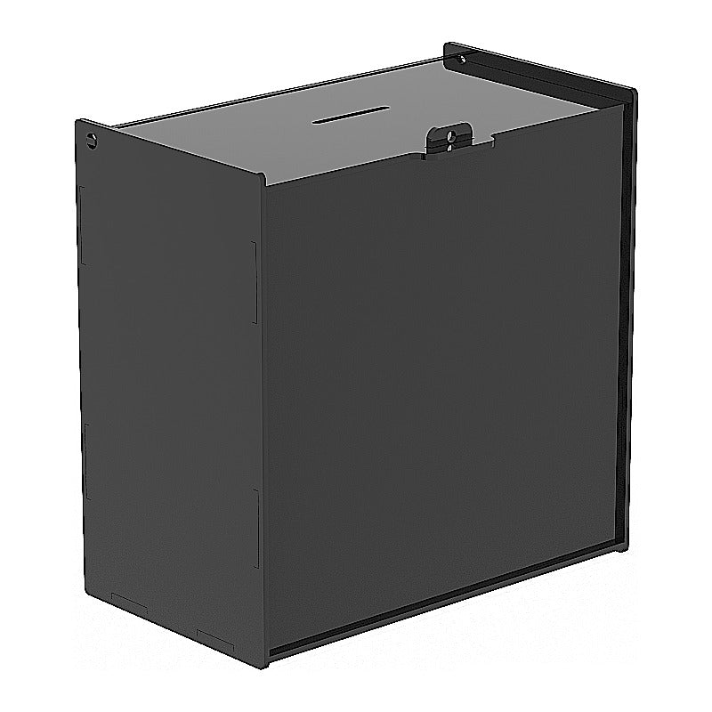 Alcancia Ahorro Propina Acrilico 3mm Caja 22x22x12cm