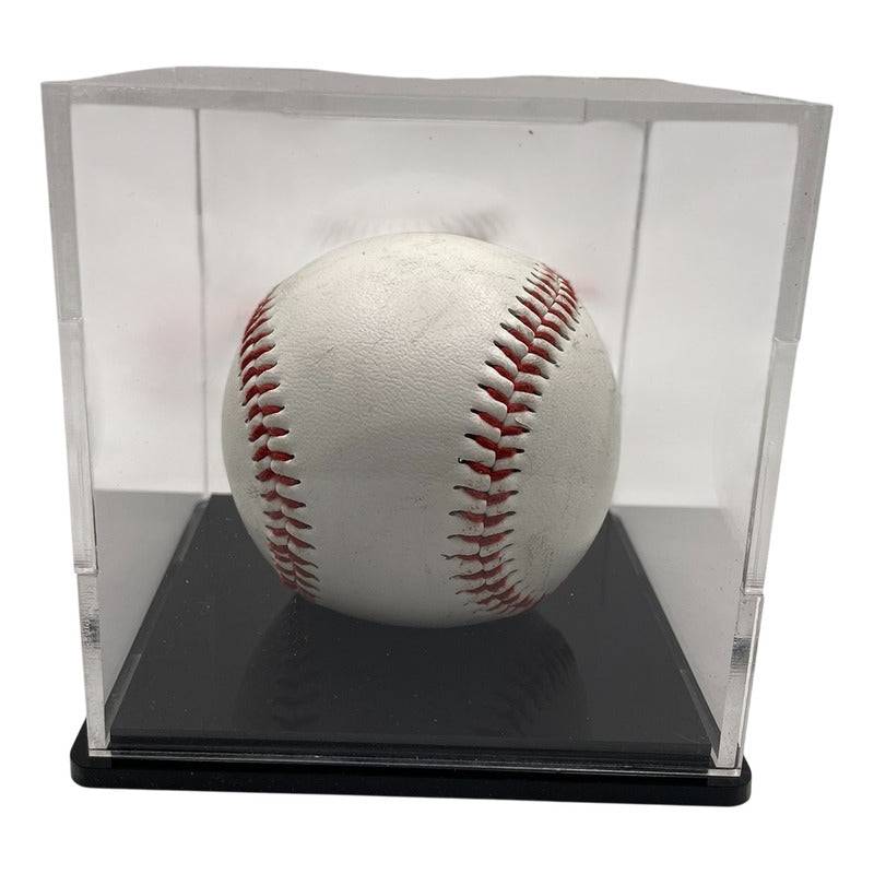 Base Transparente Exhibidor Porta Pelota Beisbol Baseball