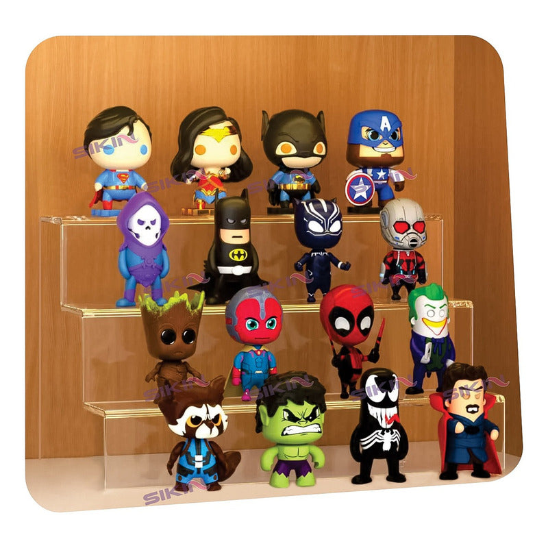 Escalera De Exhibición Transparente Para Productos Diversos