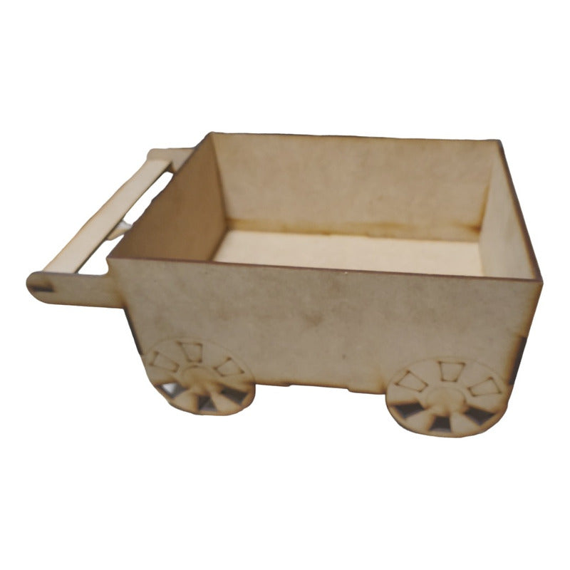 Carrito Caja Centro Mesa Botanero Fiesta Mdf 3mm Economico