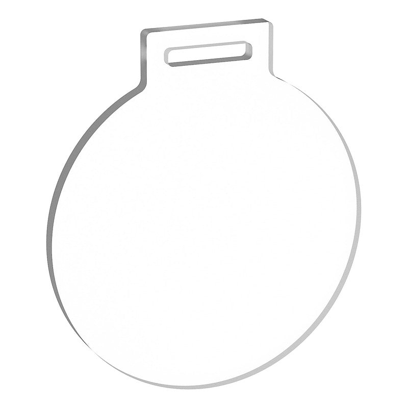 Medalla Acrilico Transparente 6 Cm 50 Piezas 2 Mm Sublimar